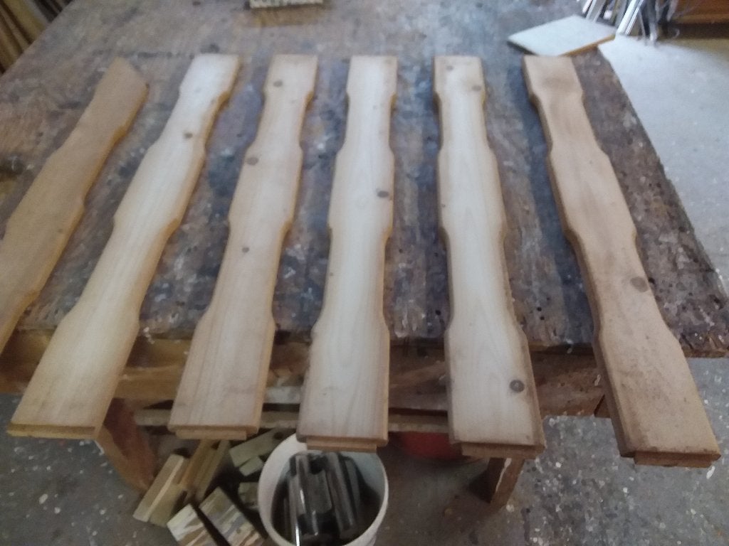 Traphek planken, balustrade planken, Ophalen, Hout, 115 cm of meer
