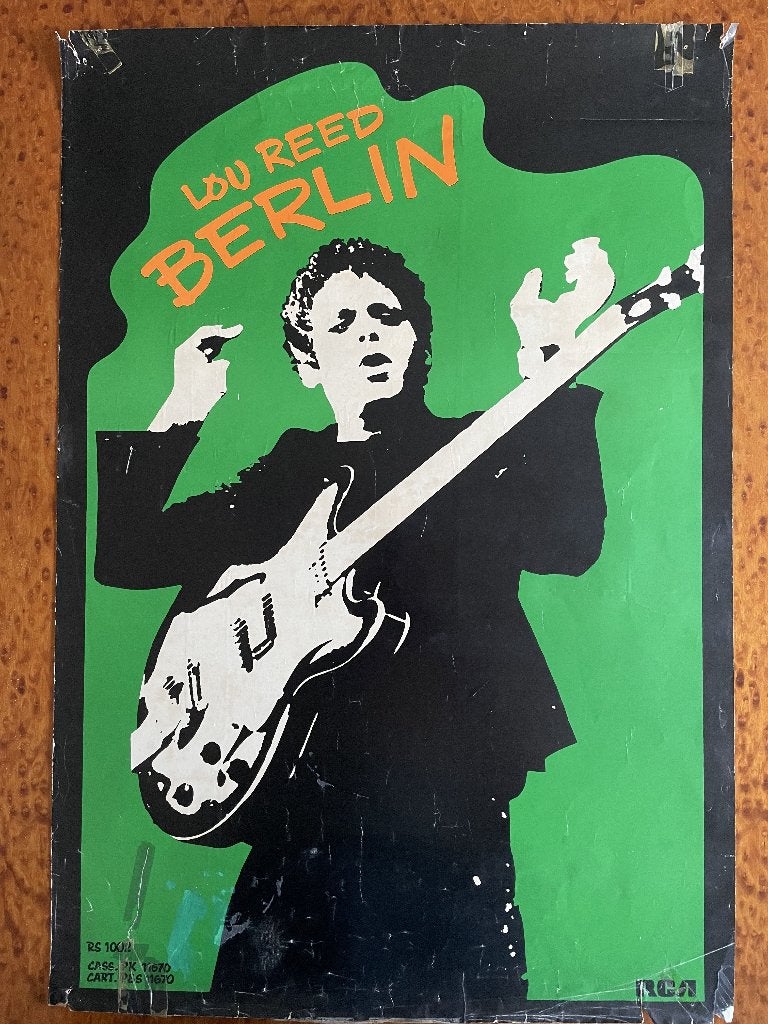 Lou Reed poster, Ophalen of Verzenden, A1 t/m A3, Reclame, Rechthoekig Staand