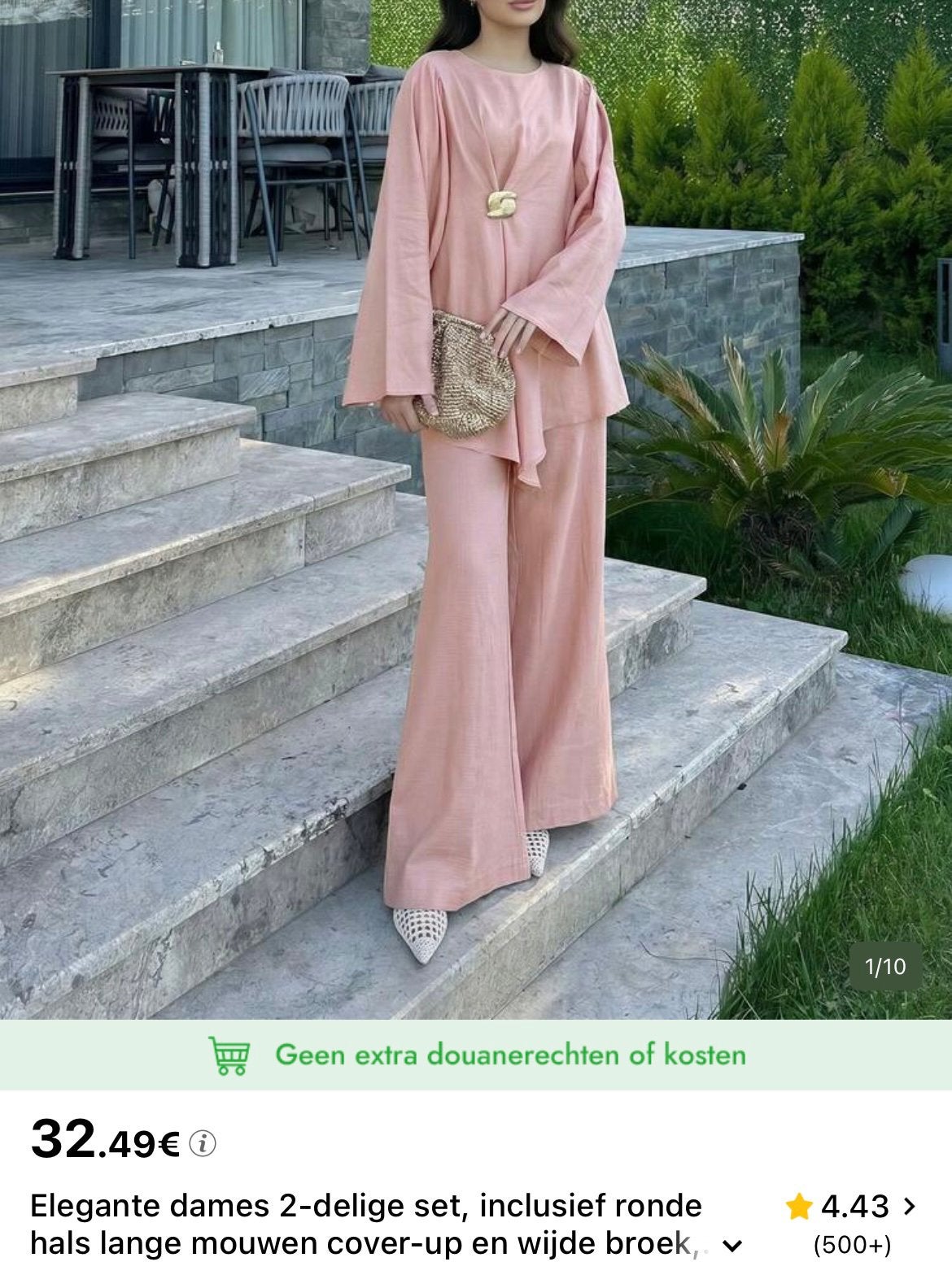 Twinset | Tweedelige set | Chique set, Ophalen, Nieuw, Roze, Kostuum of Pak