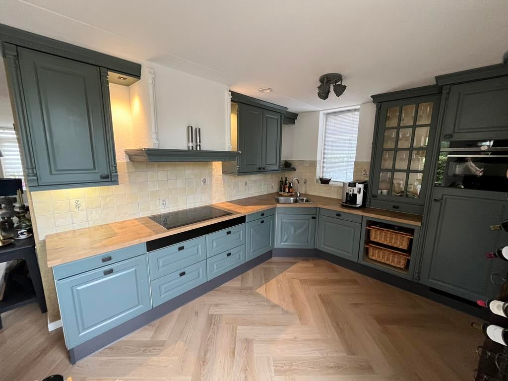 Siematic blauw groen geverft, Huis en Inrichting, Ophalen, Gebruikt