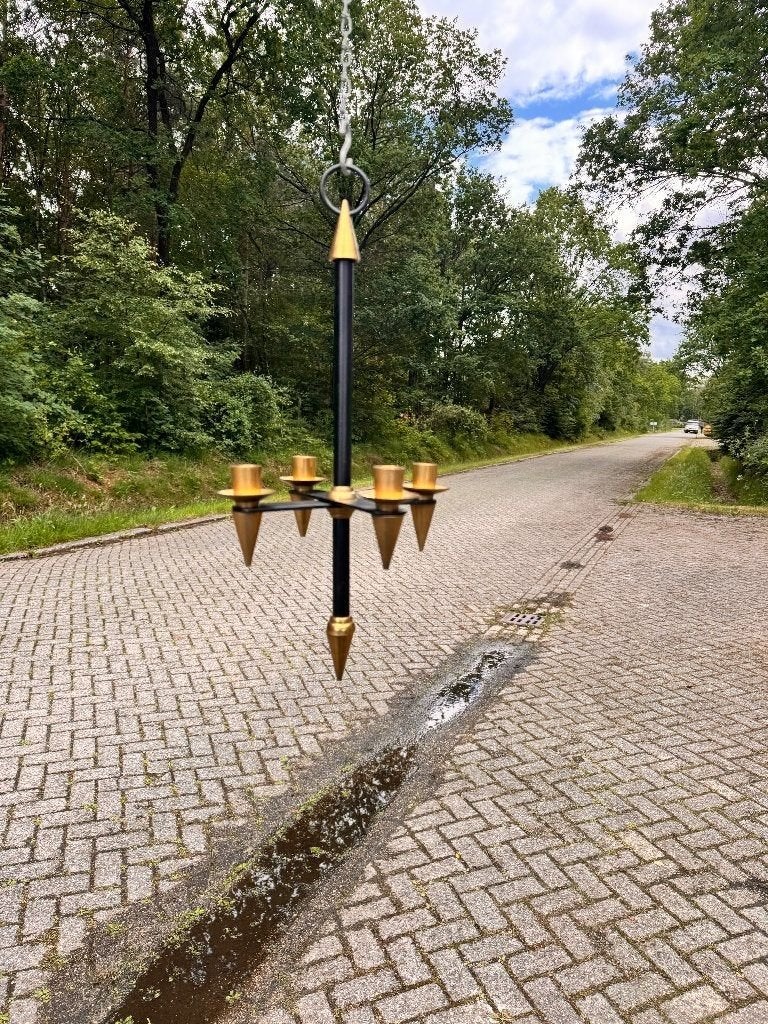 Gio Ponti | vintage kandelaar, Ophalen of Verzenden, Koper of Brons