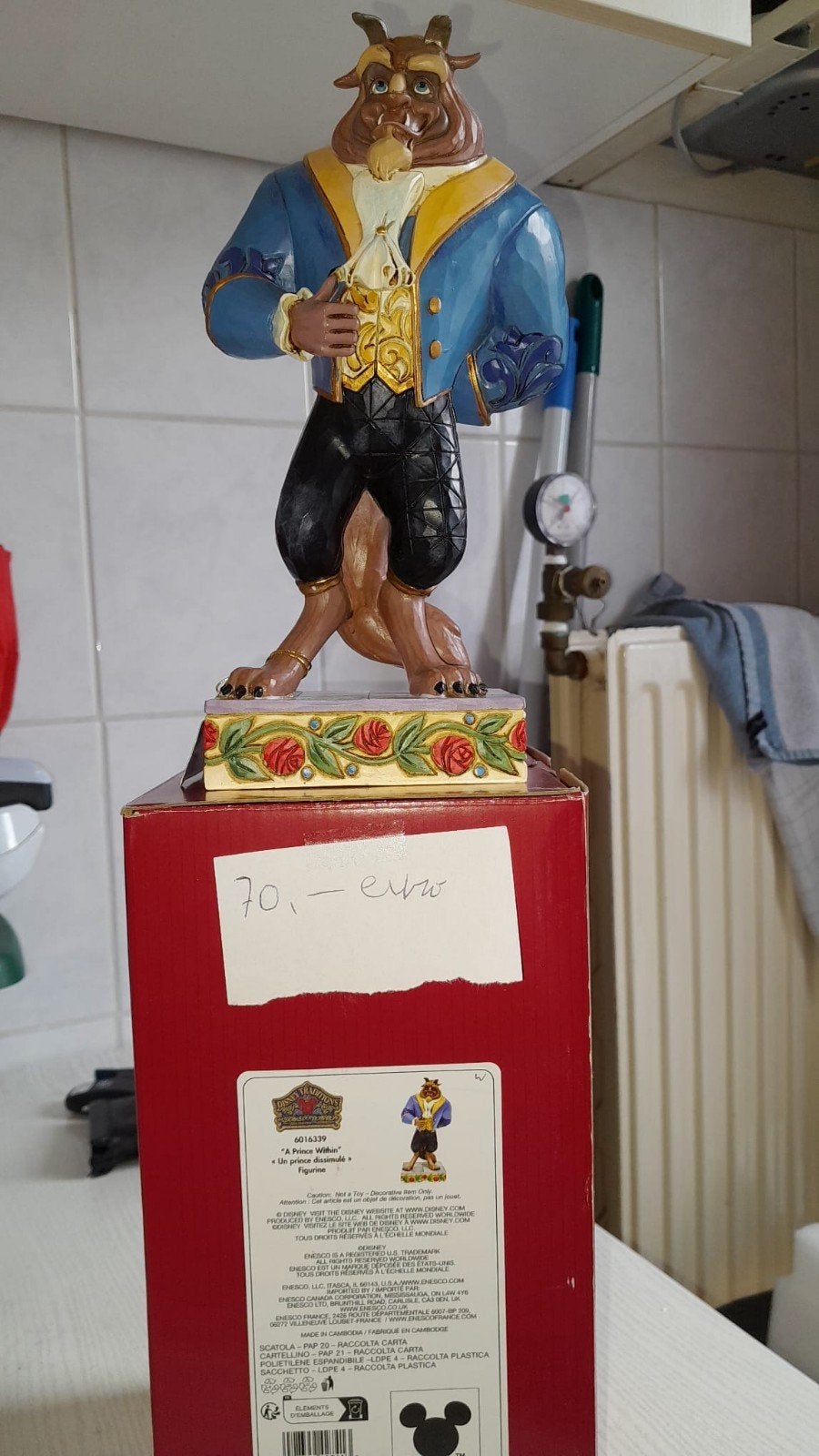 Disney Traditions Beeldje Het Beest - Een Prins van Binnen, Verzamelen, Ophalen, Assepoester of Belle, Zo goed als nieuw, Beeldje of Figuurtje