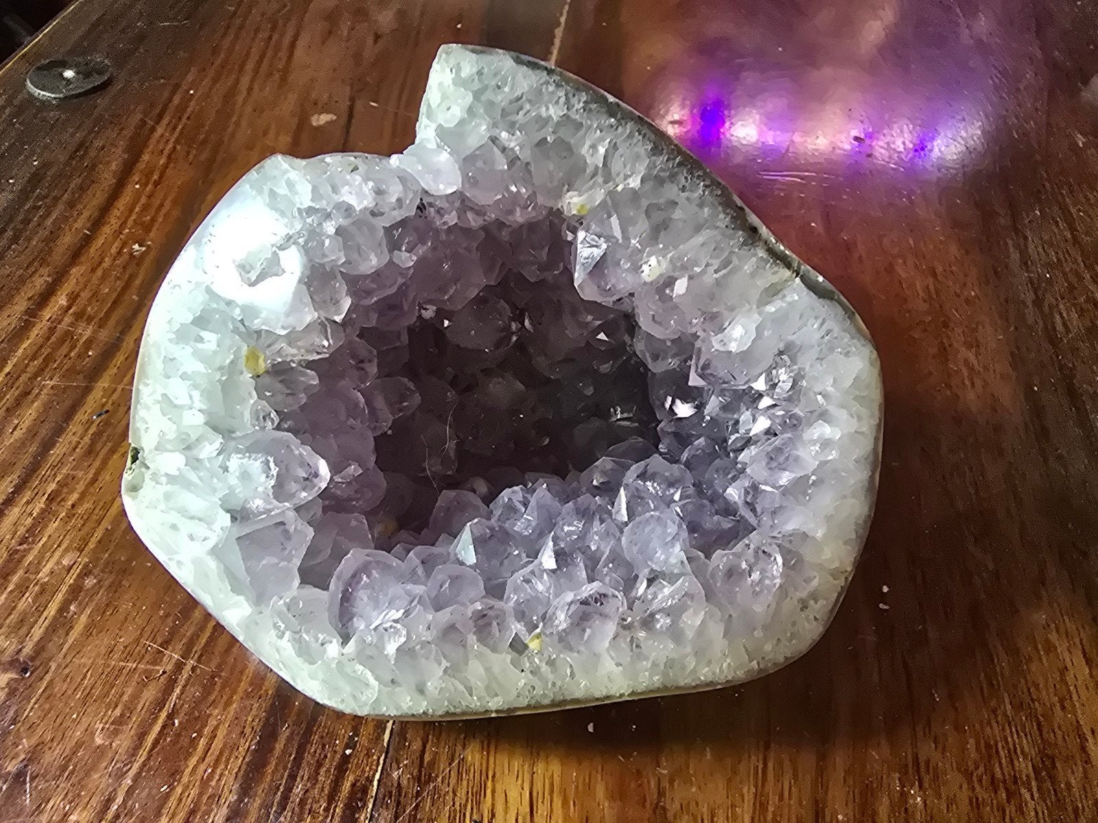 Prachtige Amethist Geode, Ophalen of Verzenden, Mineraal