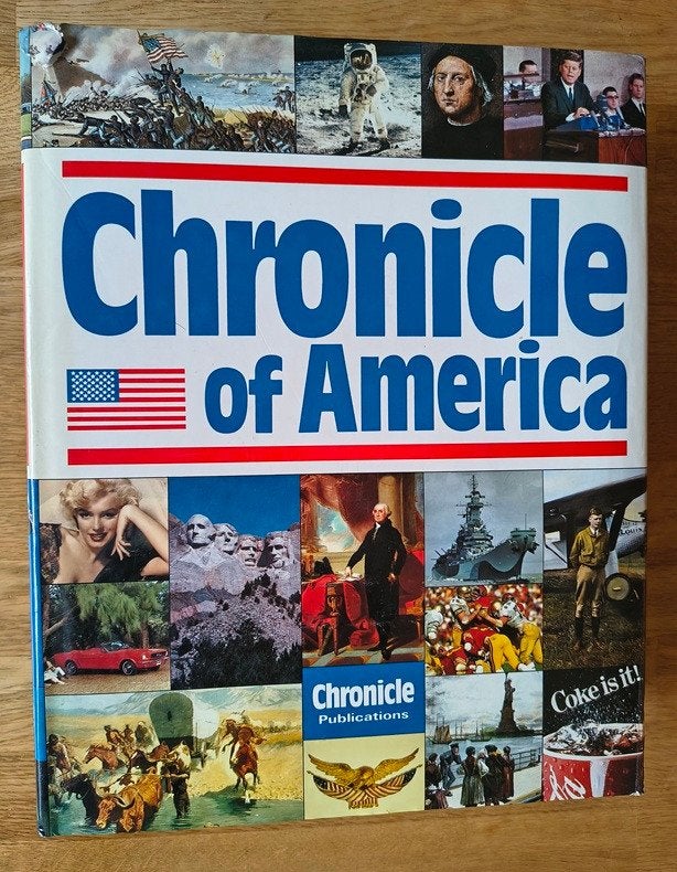Chronicle of America met extra kaart VS uit 1951, Boeken, Geschiedenis | Wereld, Ophalen of Verzenden, Zo goed als nieuw, Noord-Amerika