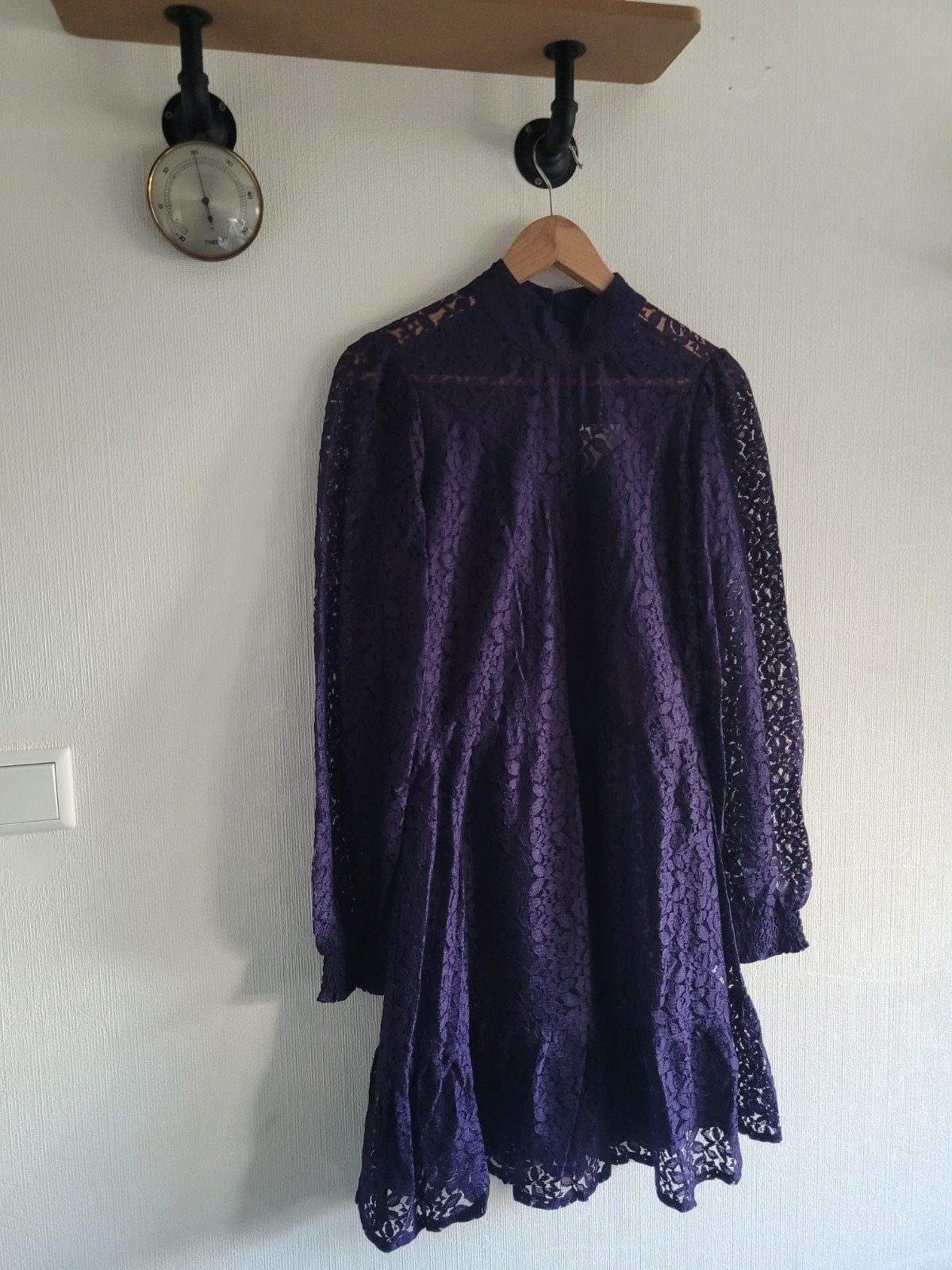 Shoeby Hollie jurk paars kant maat M, Kleding | Dames, Maat 38/40 (M), Paars, Nieuw, Ophalen of Verzenden