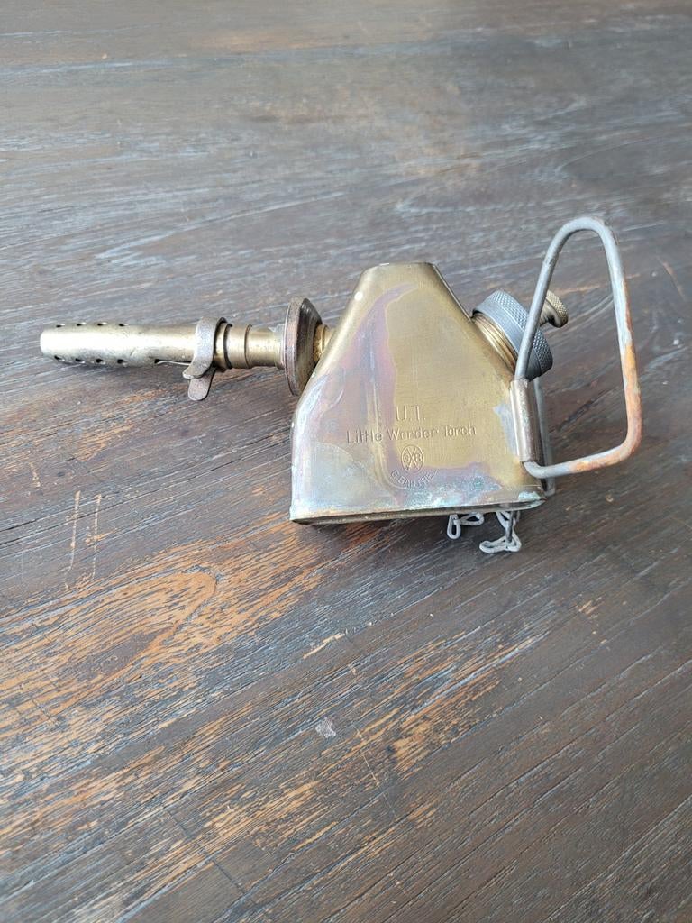 Vintage U.T. Little Wonder Torch G. Barthel Benzine Brander, Ophalen of Verzenden