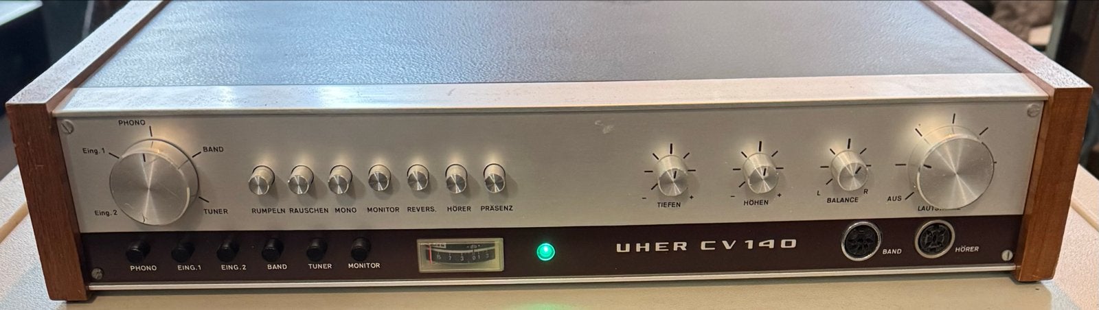 UHER CV 140 Vintage Stereo Versterker amplifier, Overige merken, Gebruikt, Ophalen of Verzenden, Minder dan 60 watt