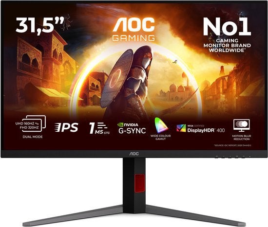 AOC G4 U32G4U - 32 inch 4K 160Hz IPS Gaming Monitor