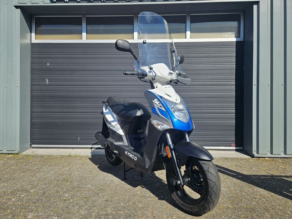 KYMCO AGILITY 12\'\' 4T E4 SNOR BJ2020 WIT 12201 KM + SCHERM, Kymco, Onbekend, Ophalen of Verzenden, Zo goed als nieuw