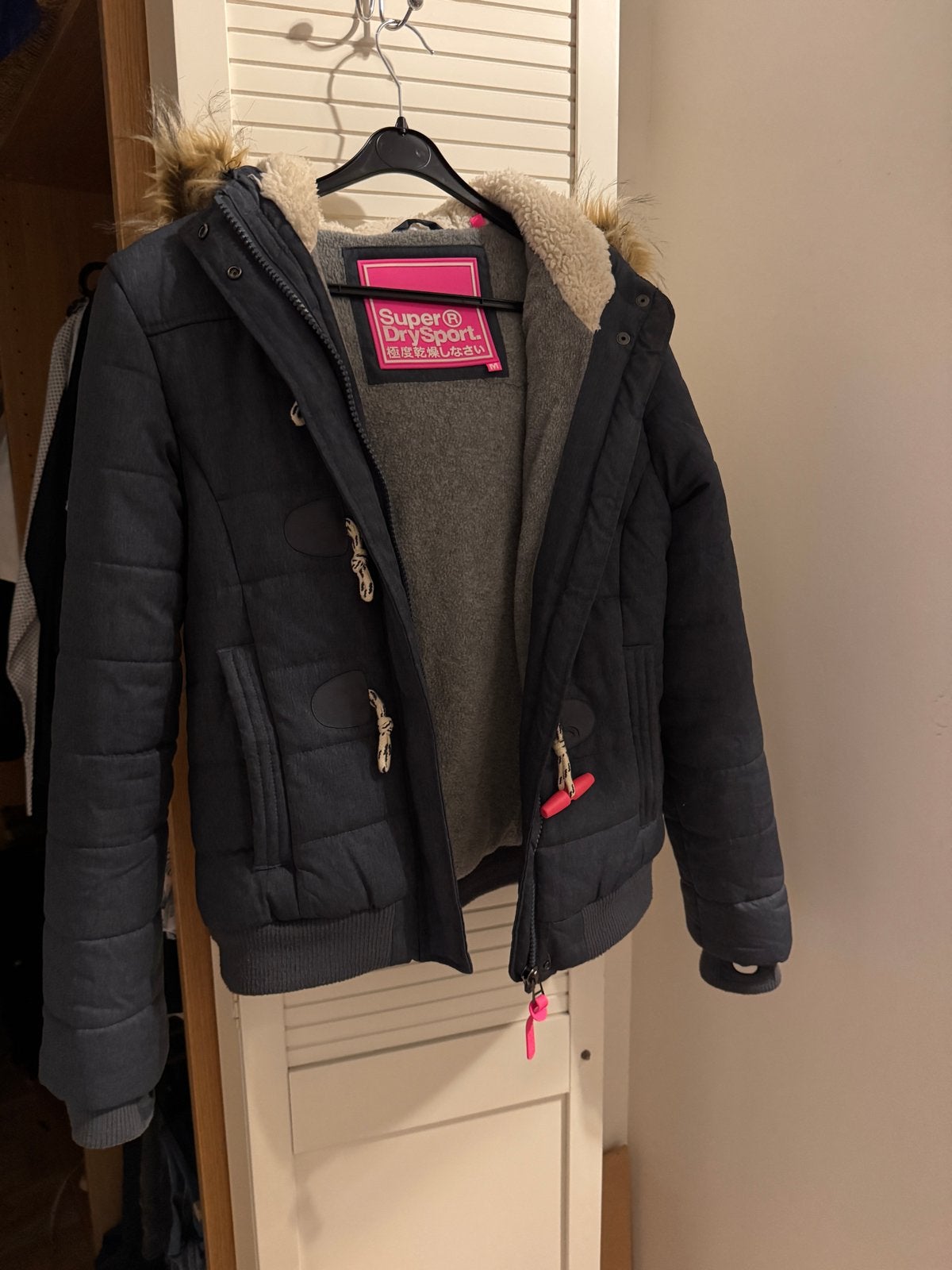 Superdry Sport jas maat M 38, Ophalen of Verzenden, Zo goed als nieuw, Maat 38/40 (M), Blauw