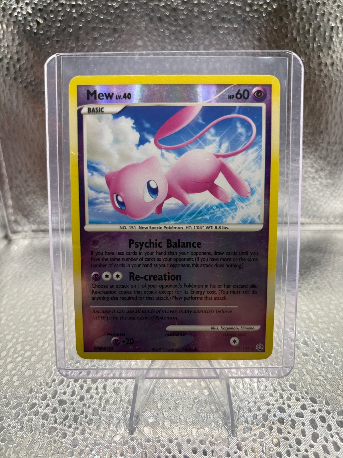 Mew Lv.40 (SW 15) Secret Wonders - Singles (REVERSE HOLO), Ophalen of Verzenden, Zo goed als nieuw, Losse kaart