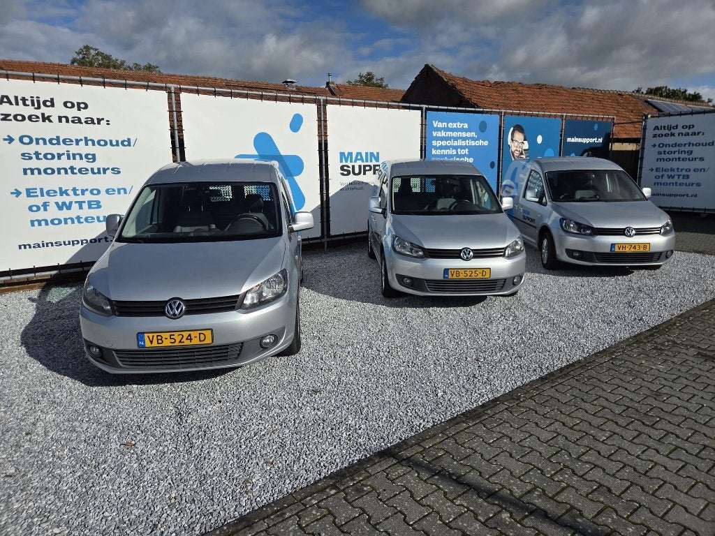 3x VW caddy, Caddy Combi, Grijs, Particulier, Zilver of Grijs
