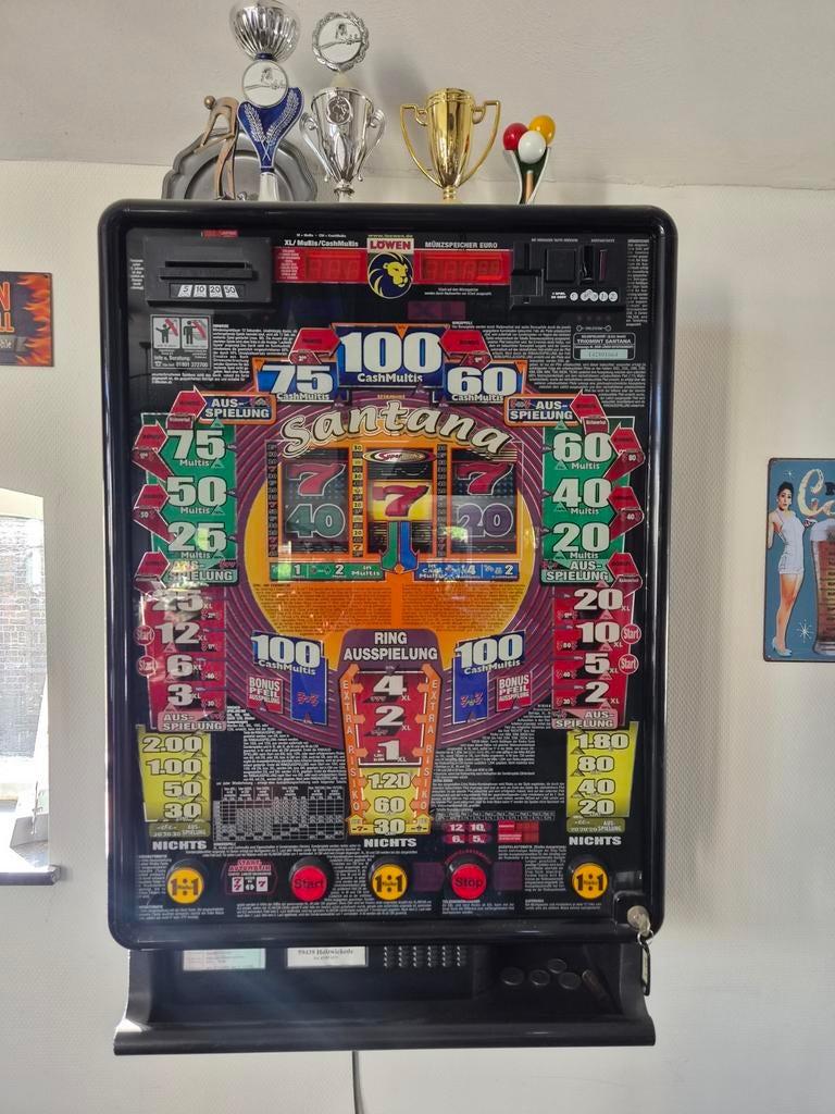 Santana Speelautomaat - Klassieke Gokkast, Verzamelen, Automaten | Gokkasten en Fruitautomaten, Euro, Ophalen of Verzenden, Gebruikt