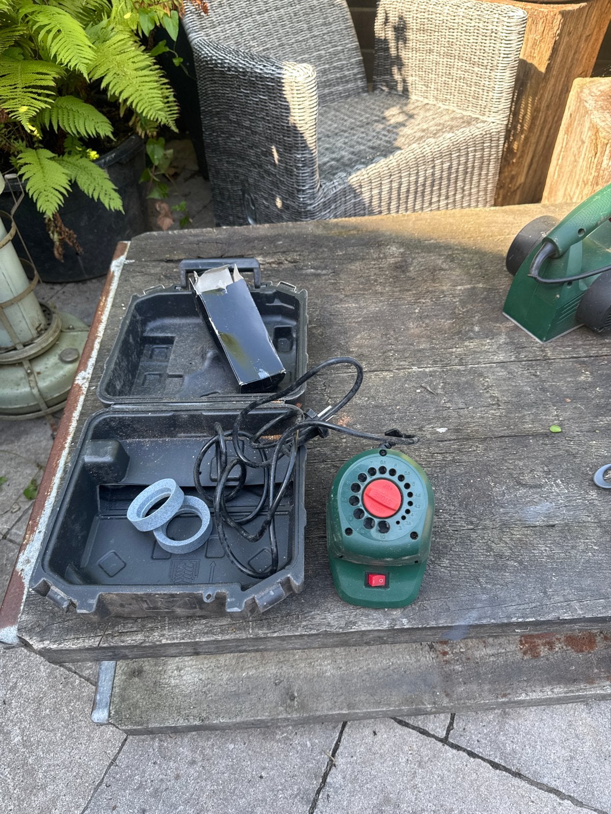 Parkside Boorslijper PBSG 95 B1 - 3-9 mm, Ophalen of Verzenden, Gebruikt, Minder dan 400 watt, Overige typen