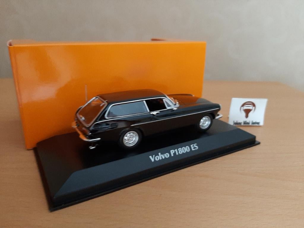 Volvo P1800 ES zwart van Maxichamps 1:43, Overige merken, Auto, Nieuw, Ophalen of Verzenden