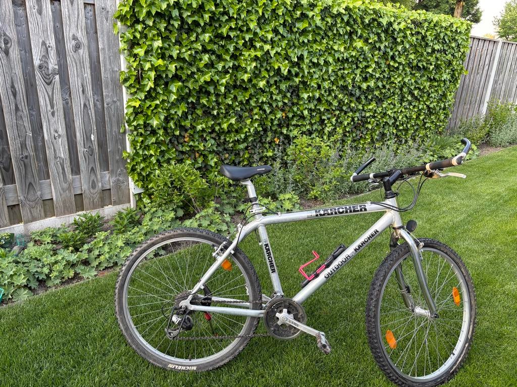 Mountainbike  Kärcher Outdoor Zilverkleurig, Zo goed als nieuw, Geen vering, 53 tot 57 cm, Ophalen