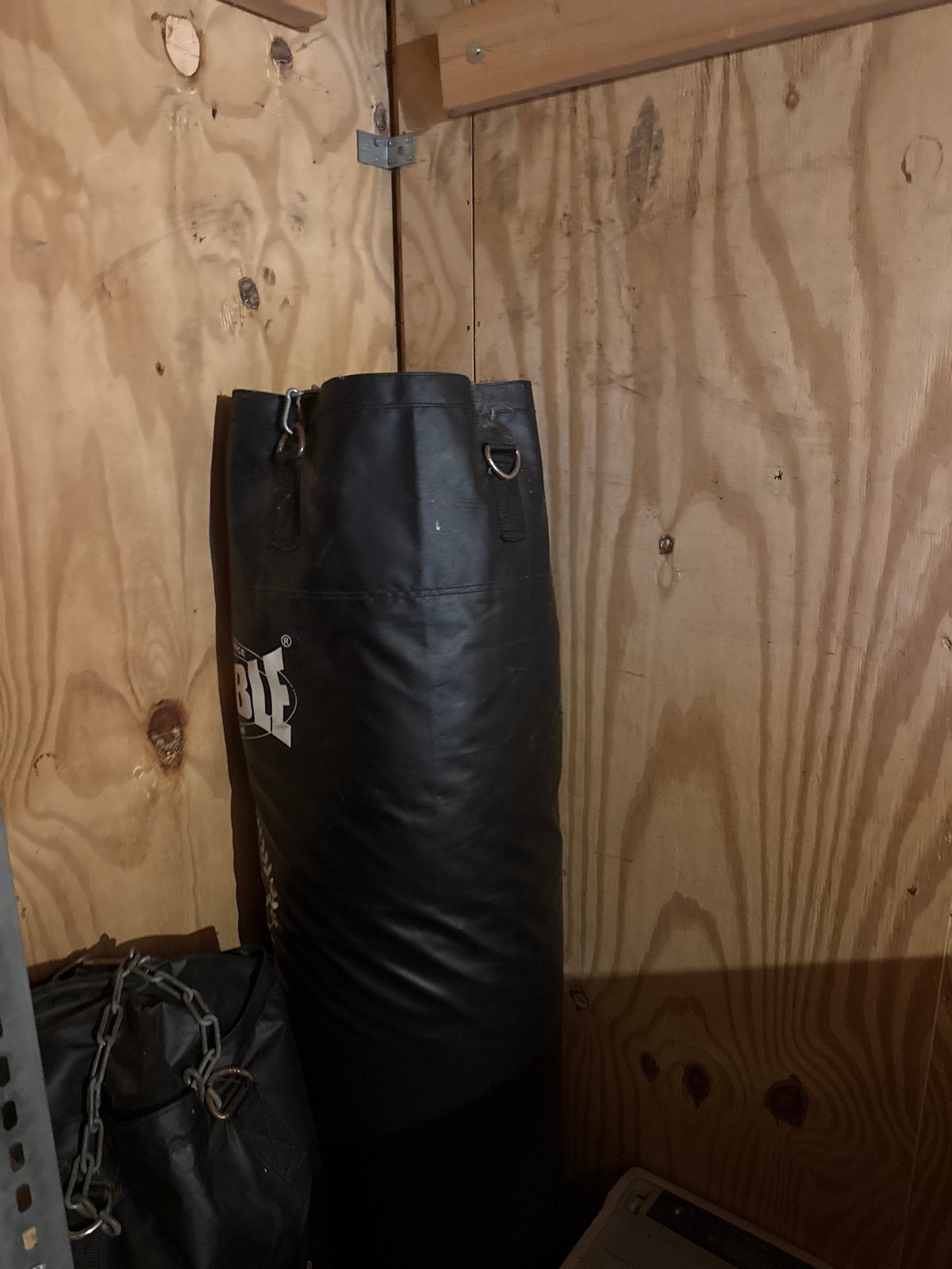 Zwarte Rumble Trapzak - Ideaal voor training thuis, Ophalen, Gebruikt, Overige, Vechtsportmateriaal