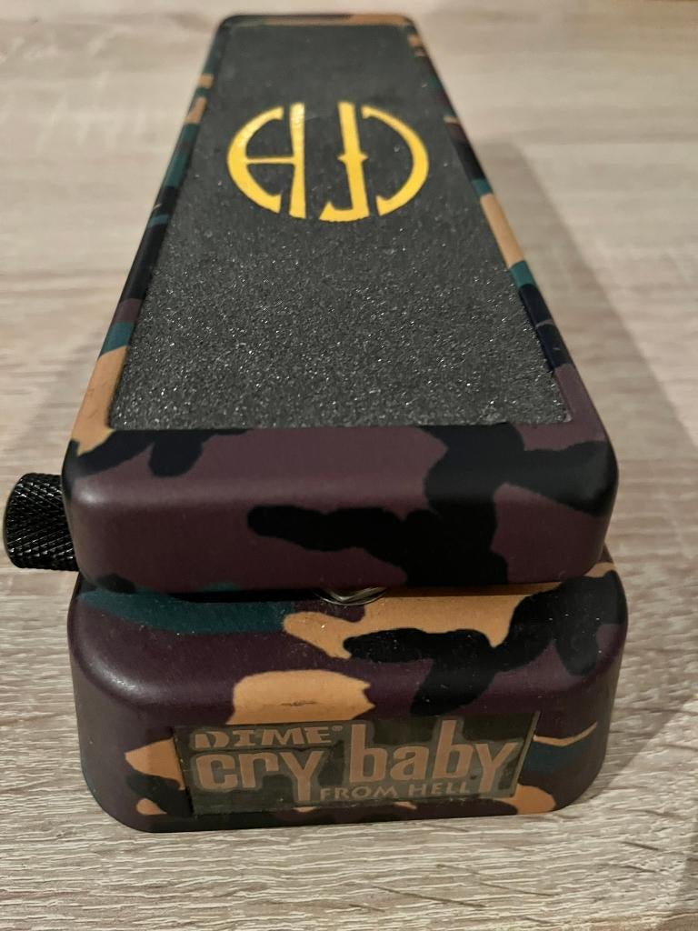 Dime cry baby from hell wah pedal camouflage, Muziek en Instrumenten, Effecten, Ophalen of Verzenden, Zo goed als nieuw, Wah Wah