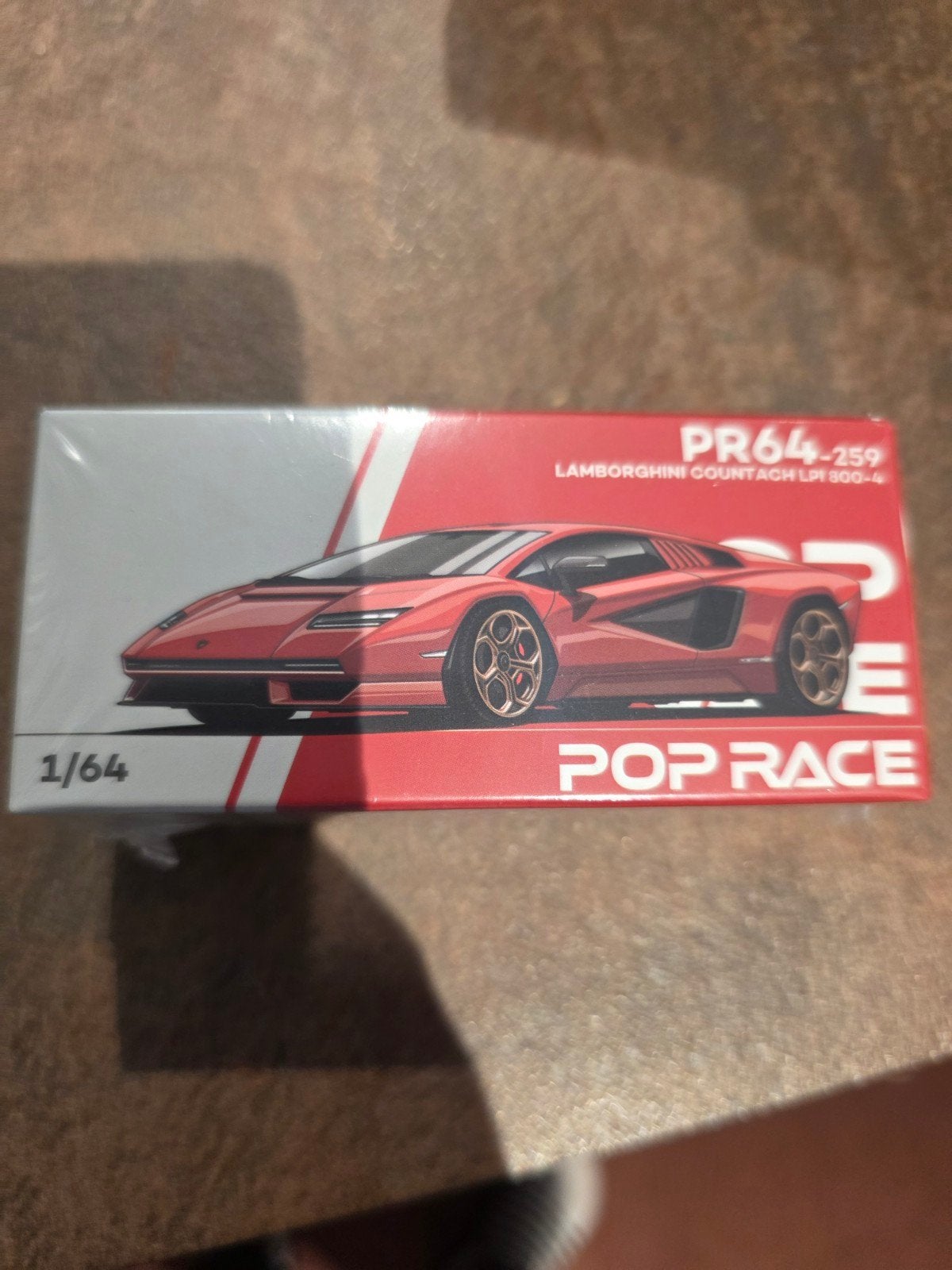 Pop Race Lamborghini Countach LPI 800-4 1/64 Modelauto, Onbekend, Nieuw, Ophalen of Verzenden, Onbekend