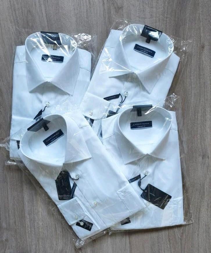Casa Moda Comfort Fit overhemd maat 40 wit extra lange mouw, Kleding | Heren, Overhemden, Wit, Nieuw, Casa Moda, Halswijdte 39/40 (M)