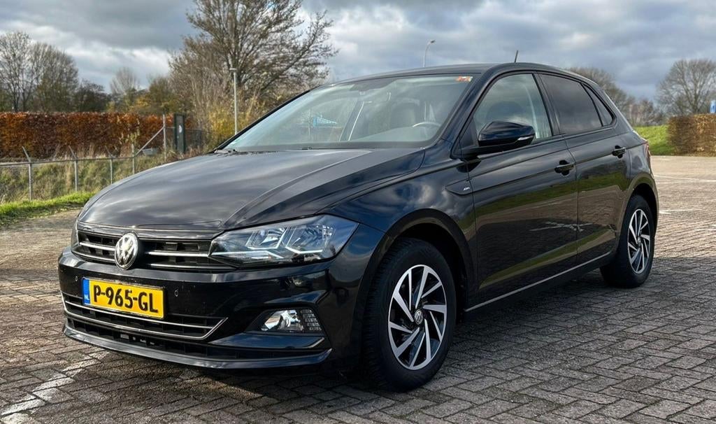 Volkswagen Polo 1.0 TSI 95pk 7-DSG 2019 Zwart, Auto's, Stof, Zwart, 95 pk, Particulier