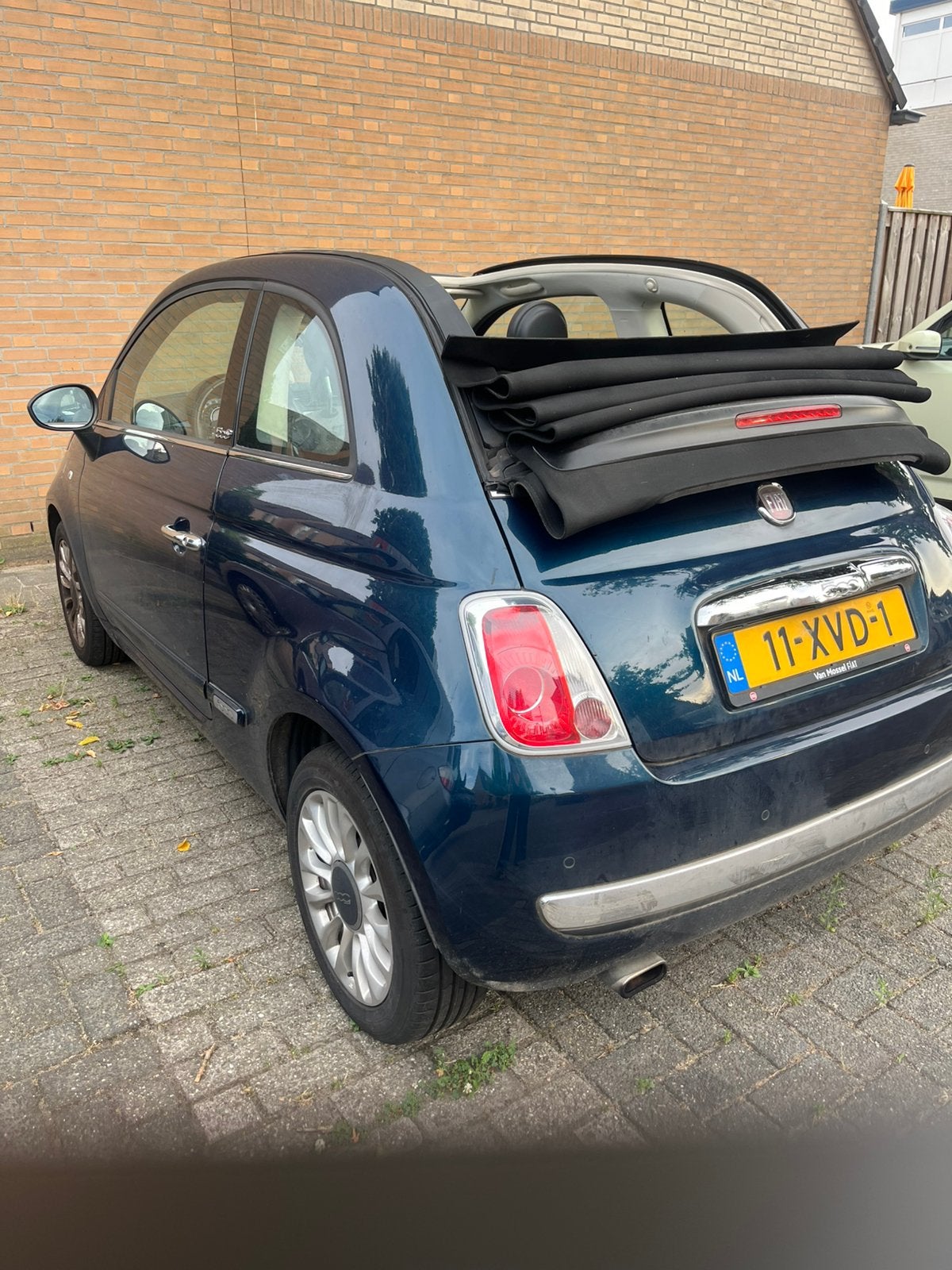 Fiat 500c TwinAir Cabrio | 2e Eigenaar, Auto's, Fiat, Euro 5, 31 €/maand, Cabriolet, Leder en Stof