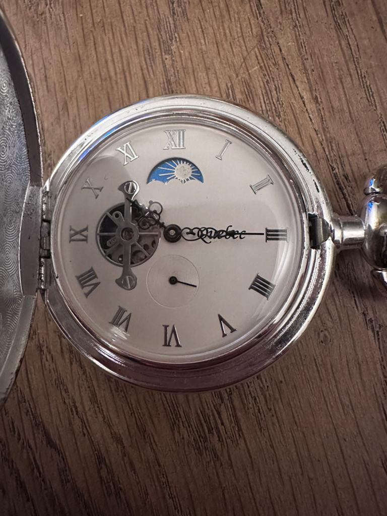 Opwind horloge zakhorloge peaky blinders, Ophalen of Verzenden, Staal, Overige merken