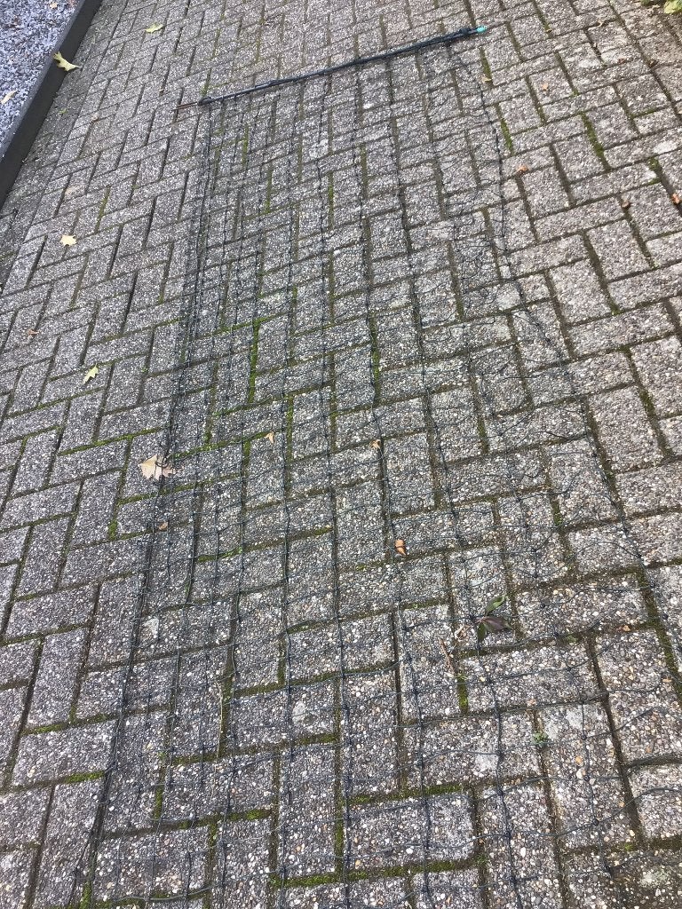 verplaatsbare afrastering, Ophalen, Gebruikt, 20 meter of meer, Gaas