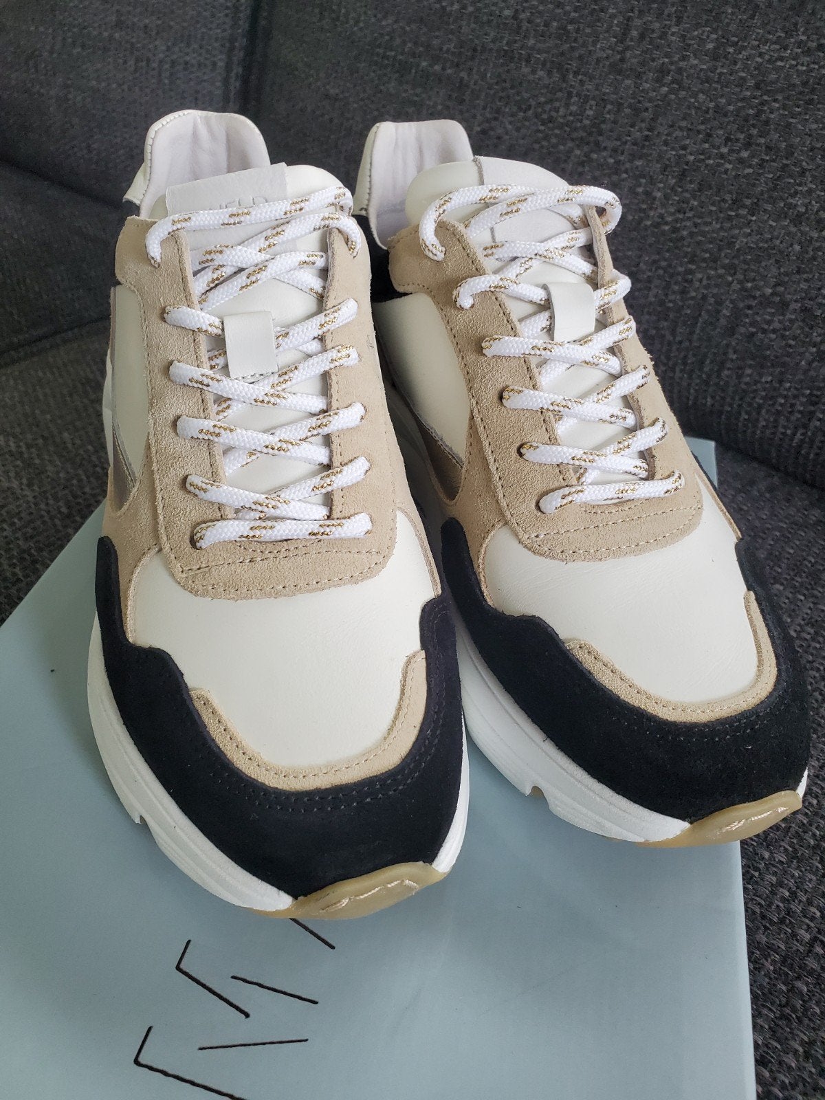 Manfield sneakers maat 39 - Nieuwstaat, Kleding | Dames, Schoenen, Wit, Nieuw, Ophalen of Verzenden, Sneakers of Gympen