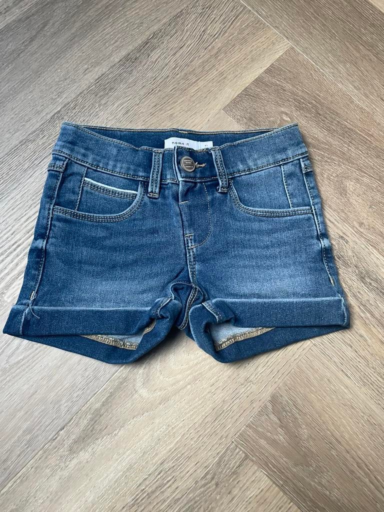 Name it korte spijkerbroek maat 104, Kinderen en Baby's, Kinderkleding | Maat 104, Ophalen of Verzenden, Zo goed als nieuw, Meisje