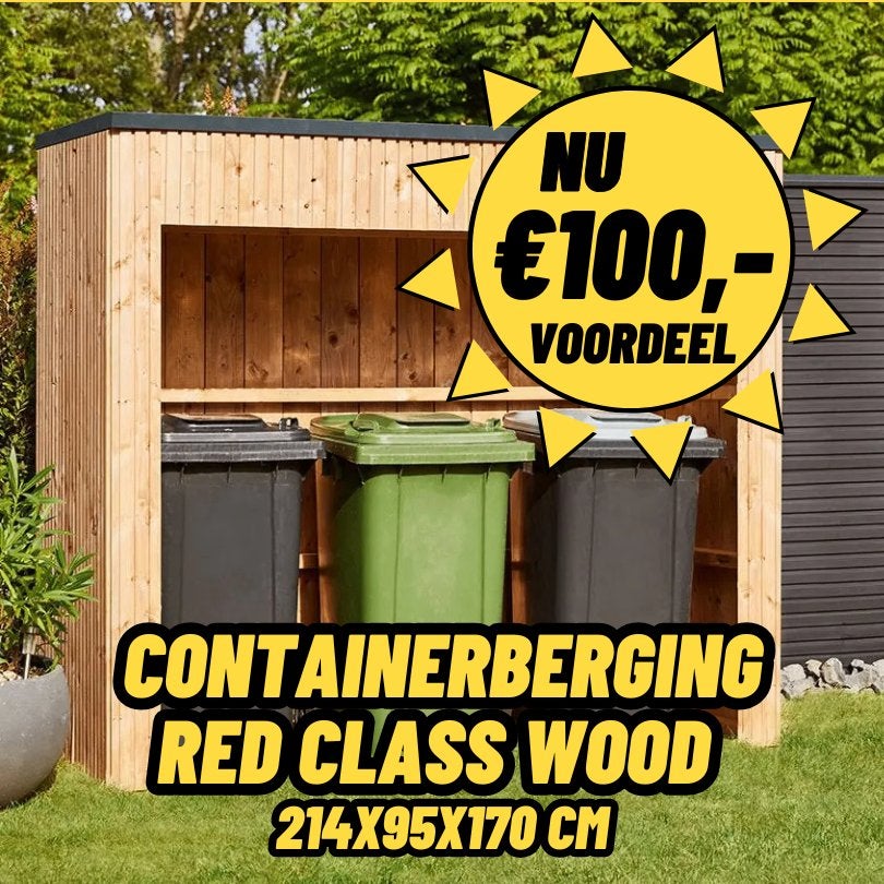 JULI DEAL! container berging | kliko ombouw | ombouw, Tuin en Terras, Bergingen en Tuinkasten, Ophalen, Nieuw, Hout, Containerberging