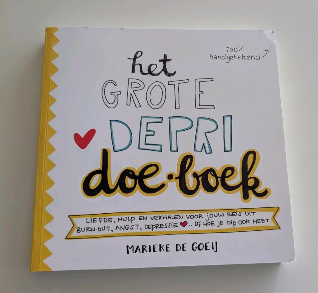Het grote depri doe-boek van Marieke de Goeij, Ophalen of Verzenden, Zo goed als nieuw