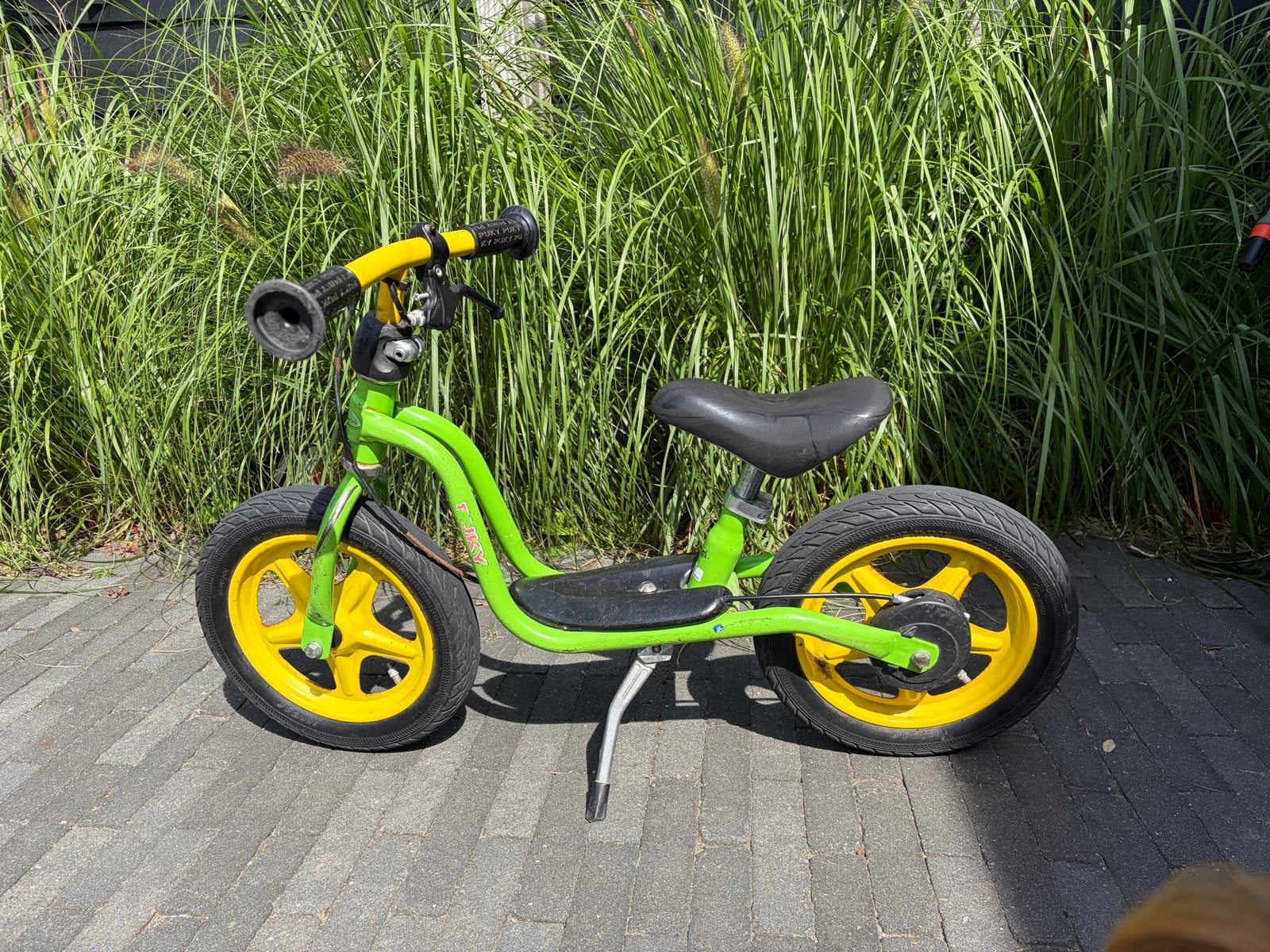 Puky loopfiets groen 12 inch, Ophalen, Gebruikt, Terugtraprem, Minder dan 16 inch
