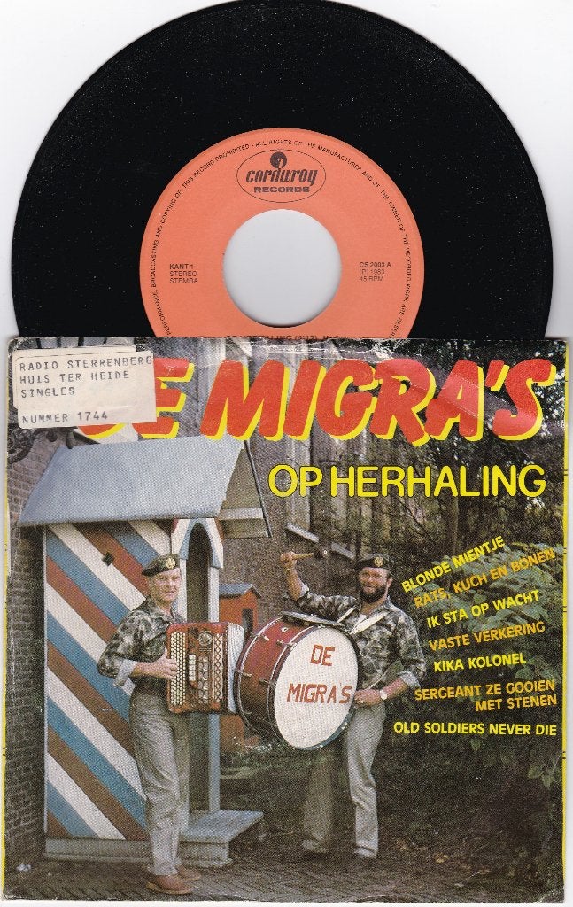 De Migra's - op Herhaling, Cd's en Dvd's, Ophalen of Verzenden, Gebruikt, 7 inch, Overige genres