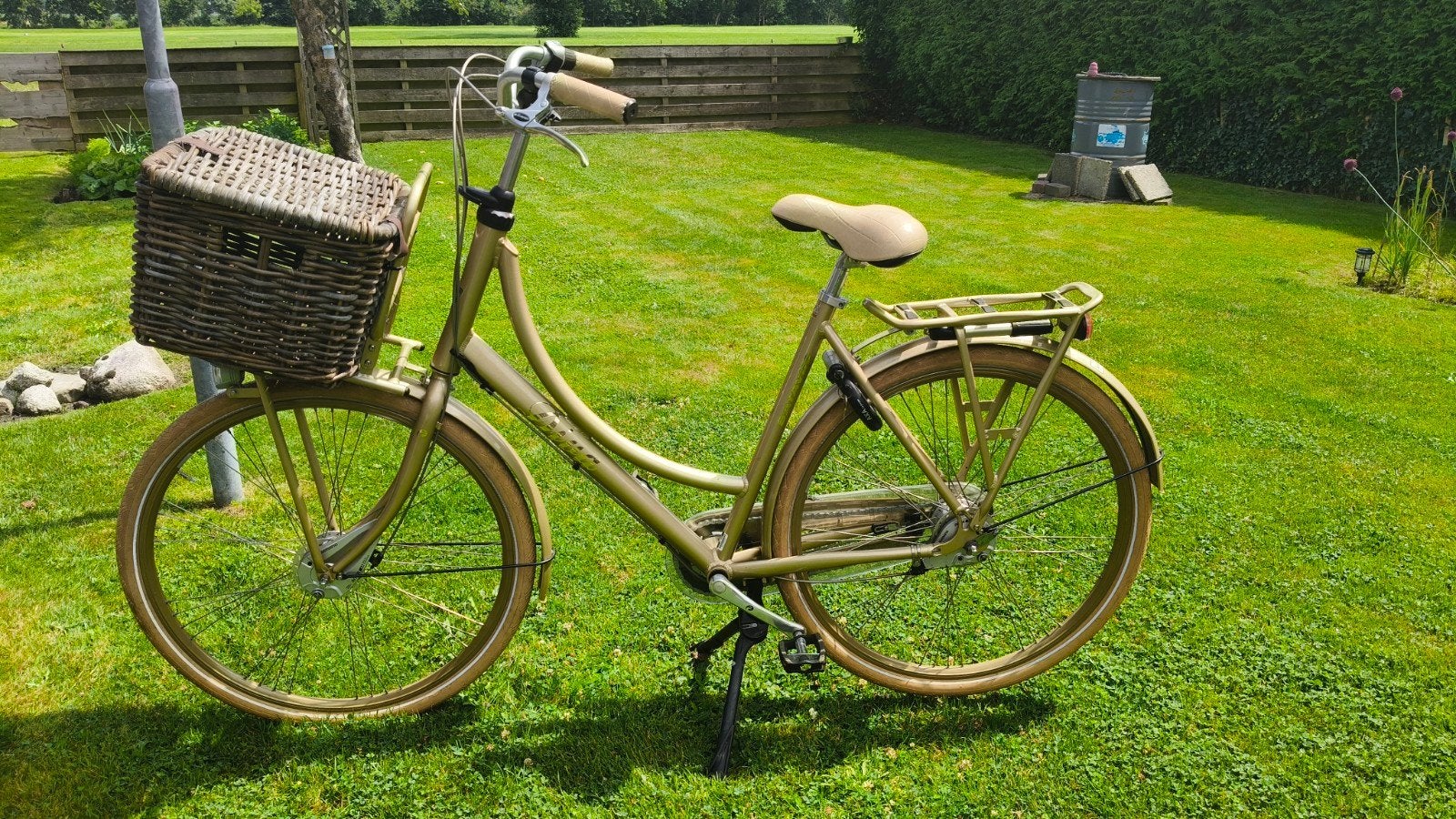 Batavus Diva damesfiets Goudkleurig, Ophalen, Zo goed als nieuw, Batavus, Versnellingen