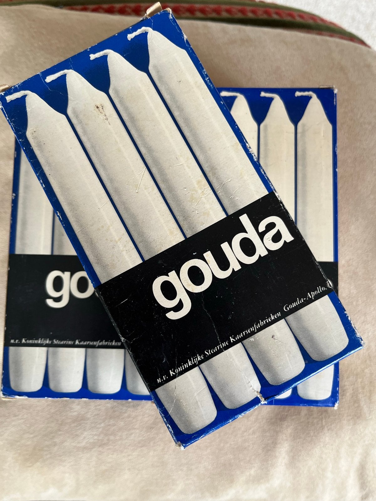 Goudse kaarsen - Nieuw in verpakking, Ophalen, Overige materialen, Wit, Nieuw
