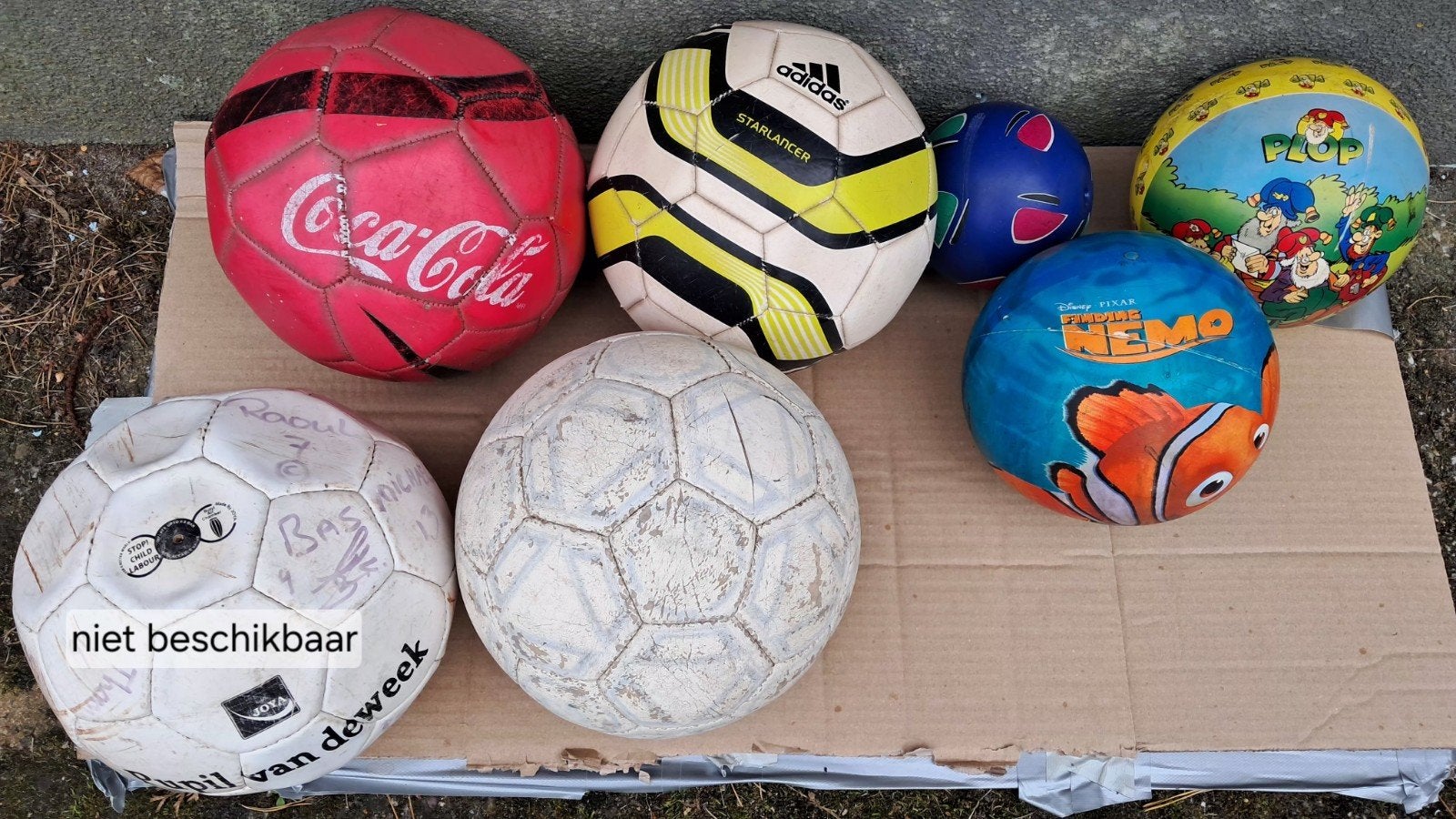 Diverse ballen, Ophalen of Verzenden, Gebruikt, Bal