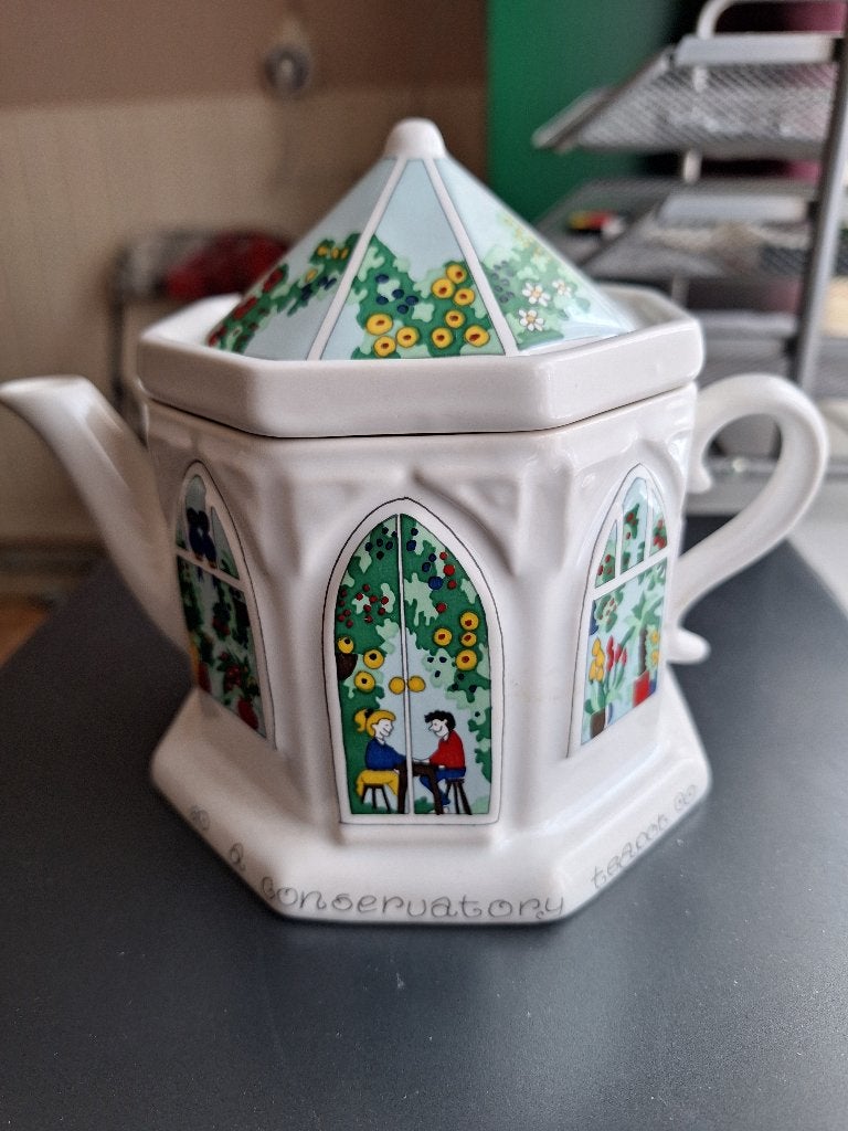 Vintage Theepot Wade English Life Conservatory Keramiek, Antiek en Kunst, Ophalen of Verzenden