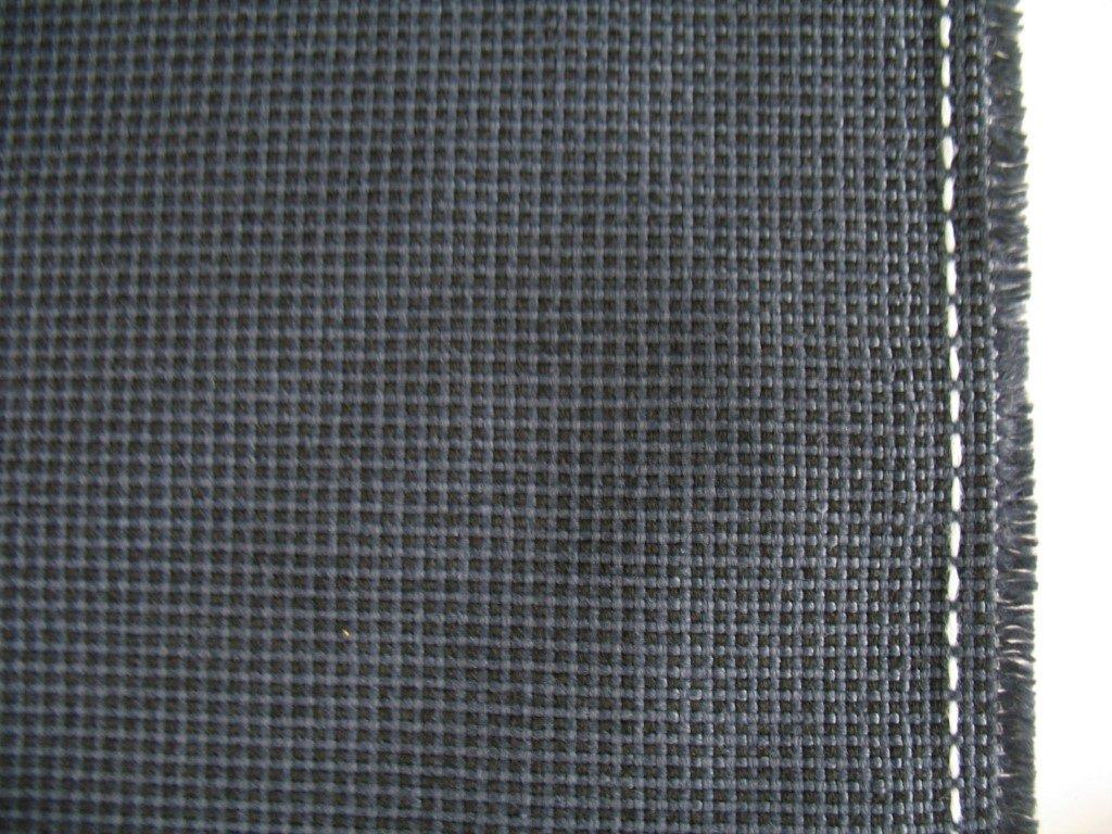 Kvadrat Pro 2 181 grijsblauw+zwart; max 14 meter meubelstof, Overige materialen, 120 cm of meer, Ophalen of Verzenden, Grijs
