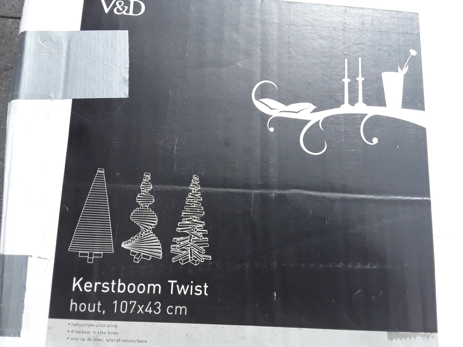 kerstboom hout, Ophalen, Zo goed als nieuw