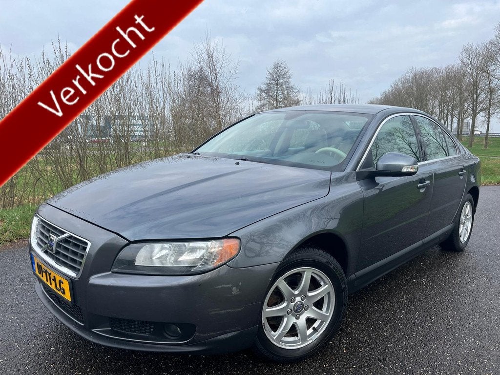 Volvo S80 2.4 D5 Kinetic (bj 2007, automaat), Auto's, Volvo, Gebruikt, 2000 kg, Bedrijf, Diesel
