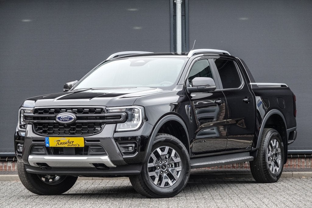 Ford Ranger Wildtrak (Incl. BPM) 2.3PHEV 280Pk Aut. | Plug I, Auto's, Ford, Automaat, Gebruikt, Zwart, Automatische klimaatregeling