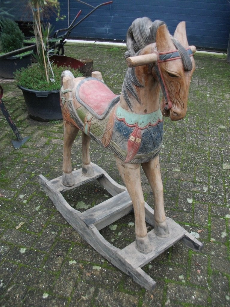 kunst, Gesneden, 100 cm, Indonesië, Meerkleurig