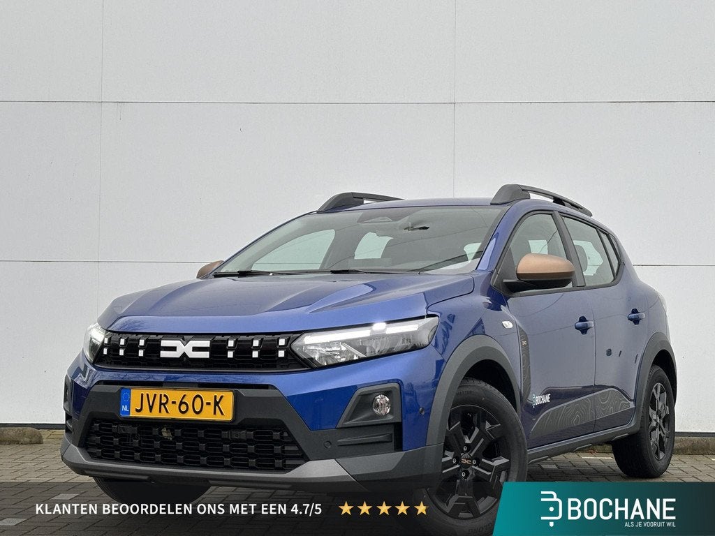 Dacia Sandero Stepway 1.0 TCe 110 limited edition | Apple Ca, Auto's, Dacia, Voorwielaandrijving, Stof, Euro 6, Blauw