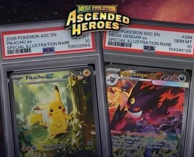 Mijn Mega Gengar psa 10 voor jouw Pikachu ex 276 psa 10, Ophalen of Verzenden, Zo goed als nieuw