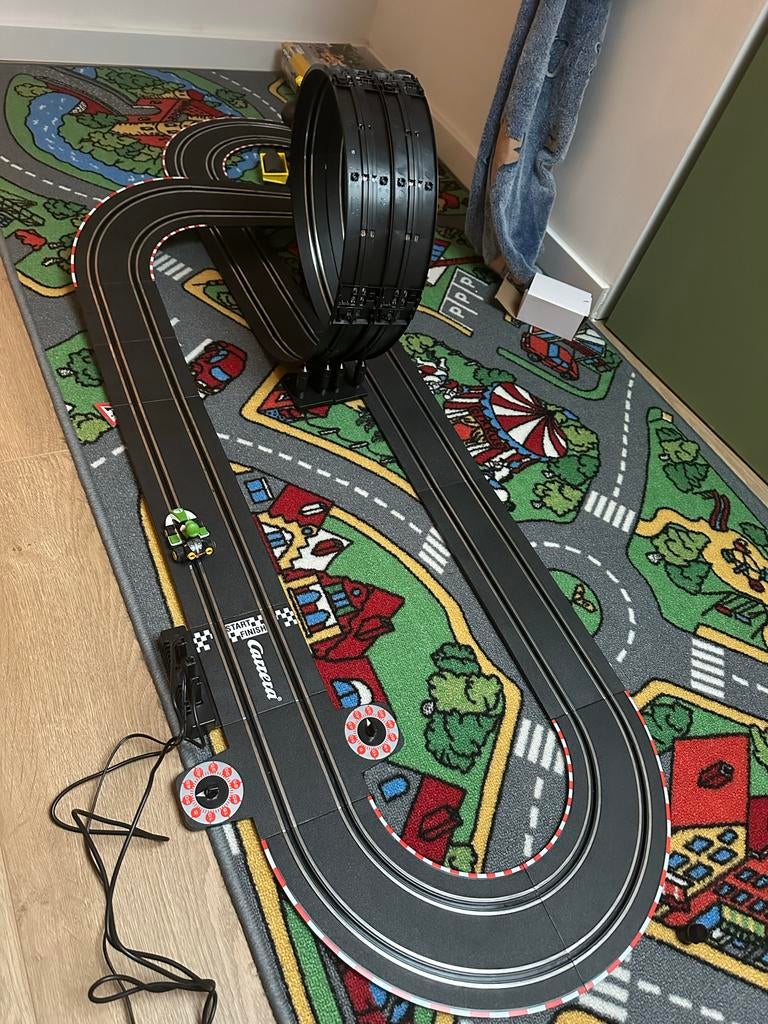 Mario Kart Carrera racebaan, Kinderen en Baby's, Speelgoed | Racebanen, Ophalen, Racebaan, Carrera, Zo goed als nieuw