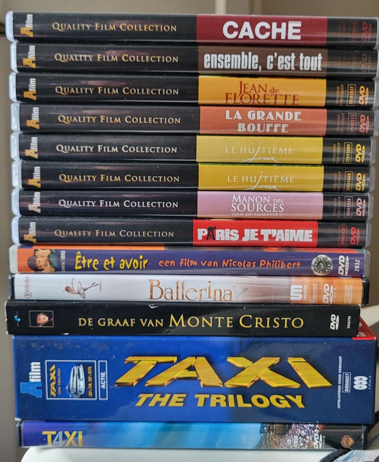 Collectie van 15 Franse arthouse films op DVD, Alle leeftijden, Ophalen, Zo goed als nieuw