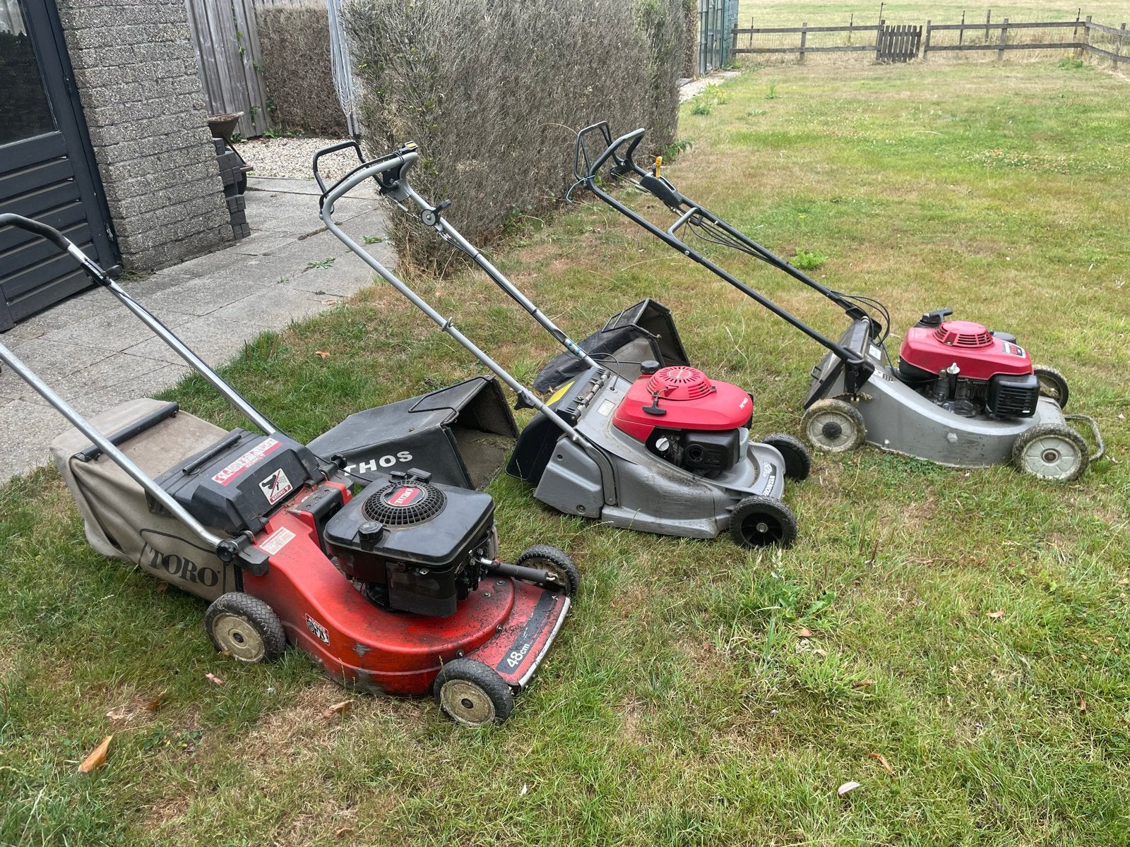 Grasmaaiers: Honda HRB 425C en Toro 48cm, Ophalen, Cirkelmaaier, Gebruikt, 40 t/m 49 cm