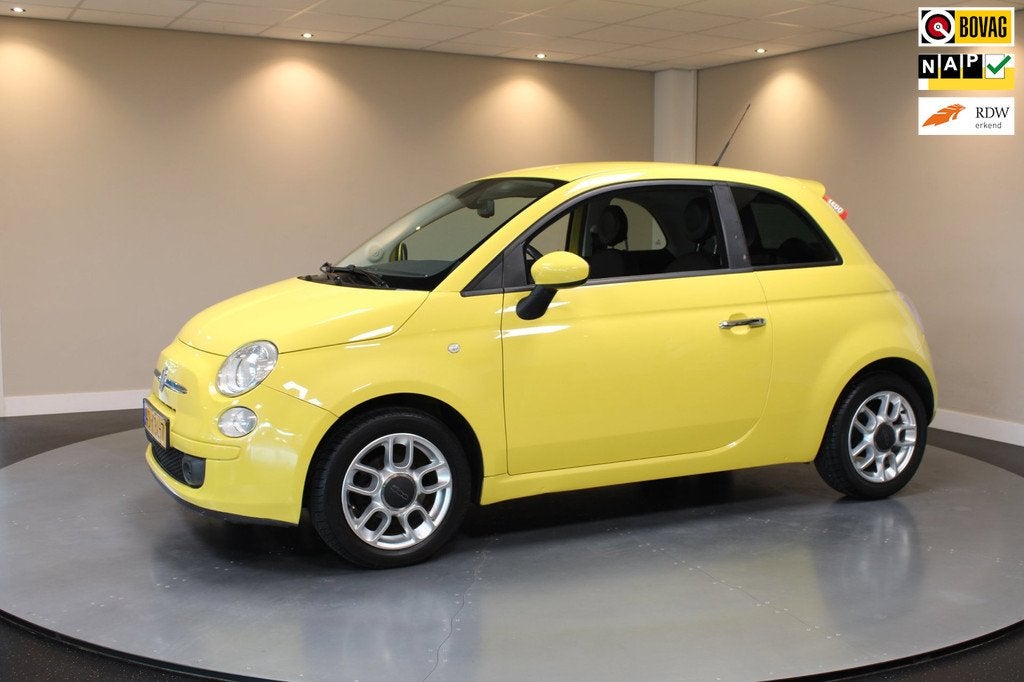 Fiat 500 1.2 Sport *Automaat* Distr.riem VV|All-seasons|Half, Auto's, Fiat, Bedrijf, Te koop, ABS, Airbags, Airconditioning, Automatische klimaatregeling