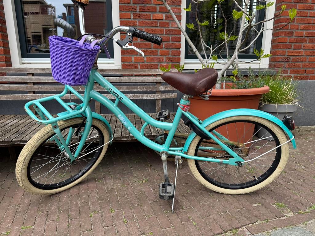 Meisjesfiets 2cycle 20 inch, Fietsen en Brommers, Fietsen | Meisjes, Ophalen, Gebruikt, 20 inch, Handrem